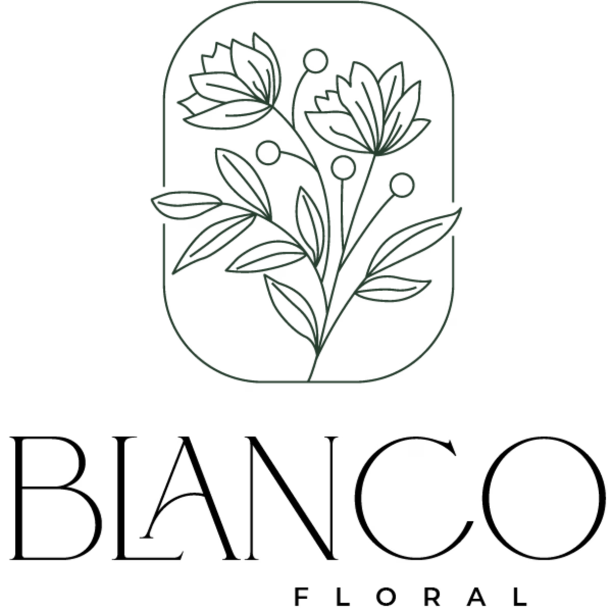 Blanco Floral Logo